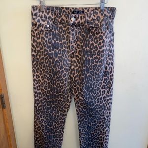 Zara Cheetah print jeans